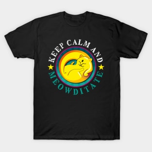 Meowditating Cat T-Shirt